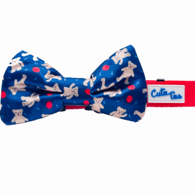 Cutie Ties Dog Bow Tie (Color: Teddy Bear, size: one size)
