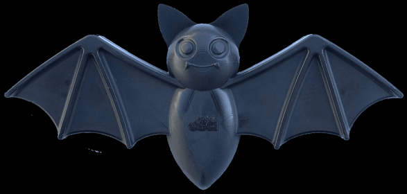 SodaPup Vampire Bat Ultra Durable Nylon Dog Chew Toy for Aggressive Chewers (Color: Black, size: medium)
