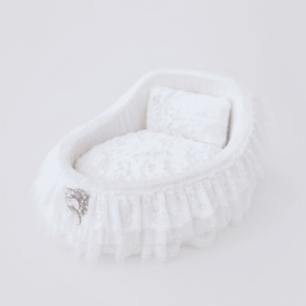 Crib Dog Bed (Color: Vintage, size: one size)