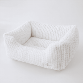 Paris Dog Bed (Color: Ivory, size: one size)